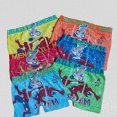 Трусики шортики 3 штуки асорті кольорів.