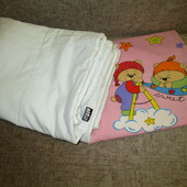 Одним лотом! Тепле одіяло/ковдра + підковдра для дівчинки/ноянсик
