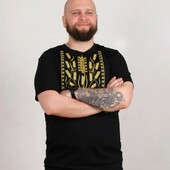 Чоловіча футболка вишиванка Колоски S-4XL