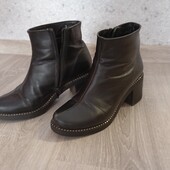 Зручні демі черевики. Шкіра