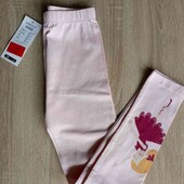 Pepco брендовые трикотажные лосины на девочку 7/8 лет рост 128 см