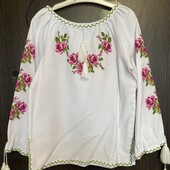 Натуральна вишиванка на дівчинку!