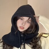 Модний капюшон, тепленький для зими