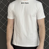 Крута брендова футболка Palm Angels біла