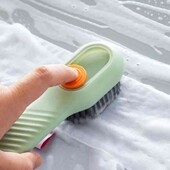 Багатофункціональна щітка для чищення з дозатором мийного засобу 17 см