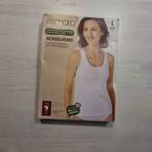 Есмара! Трикотажна жіноча майка на широких бретелях 44/46 євро 50/52 наш! Лот 34