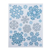 Наклейки Сніжинки на вікна Melinera (20,5*48см) Німеччина