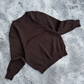 Дитячий джемпер/ реглан вʼязаний на хлопчика george, коричневий 6-7р