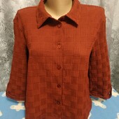 Рубашка"жатка" цвет бордо на женщину М,см.замеры