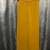 Брюки палаццо медового цвета,"в рубчик" на женщину или подростка S,см.замеры