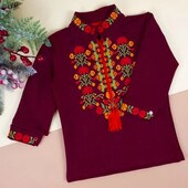 Вишиванка дитяча для хлопчиків двонитка 92-134