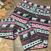 Женские плюшевые пижамные штаны размер 2ХЛ/3хл, состояние идеальное