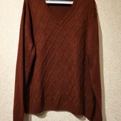 Мужской терракотовый свитер