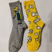 2 пари! Набір! Щільні шкарпетки Simpsons Розміри: 35/38, 39/42