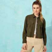 ♕ Якісна жіноча сорочка-піджак esmara®, розмір наш 46-48(40 євро)