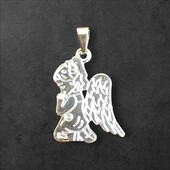 Новий срібний кулон у вигляді ангела, 925 проба.