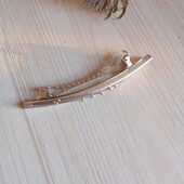 Заколка срібляста