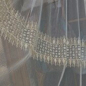 Царица. Готовая на тесьме Шикарнейшая тюль 2м