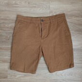 Чоловічі шорти з бавовни, коричневого кольору. Розмір 32 W, наш 48-50