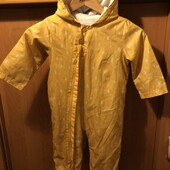 Комбинезон, непромокайка, внутри флис, размер 1,5-2 р. 86-92 см, M&S. стан відмінний