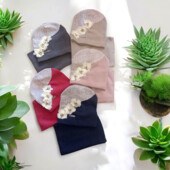 Гарний теплий Демі комплект шапка+ хомут від 3-10 років