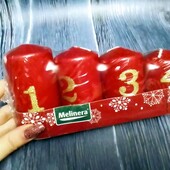 Свечи 4 шт красный livarno home Германия