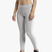 Сірі трикотажні лосіни/легінси з лого reebok, 2xl-3xl