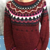 Джемпер из нат.шерсти на женщину или подростка XS/S,см.замеры