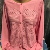 Кофта розового цвета на женщину L,см.замеры