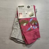Лідл! Трикотажні високі шкарпетки 39-42 розмір, в лоті 2 пари! Лот 37