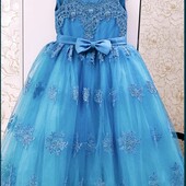 Очень красивое, нарядное бальное платье для девочки