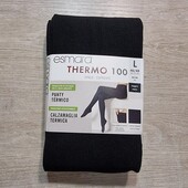 Есмара! Жіночі термоколготки, теплі жіночі колготки! 100 ден, чорні! 44/46 євро 50/52 наш! Лот 4