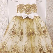 Очень красивое, нарядное бальное платье