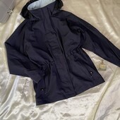 Якісна вітрівка/дощовик темно-синього кольору
