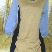 Комбинированное платье в 12 размере от Next. Читайте пож. описание!