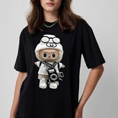 Лабубу! Labubu стильна жіноча бавовняна футболка!
