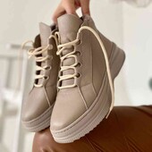 акция! идут по скидке! теплые зимние кроссовки, хайтопы. натуральная кожа, на меху