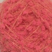 пряжа помпоновая цвет коралловый 