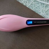 Расчёска выпрямитель. Fast hair straightener. hqt-906.