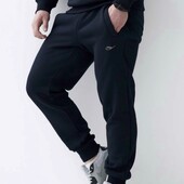 Фліс теплі чоловічі спортивні штани чорні,темно сині на манжеті та прямі , трикотаж, р. 46-58