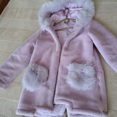 Куртка -пальто утеплена р.150