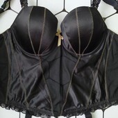 Шикарний атласний корсет)))розмір 80е