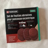 Набір абразивних дисків 225 мм, 30 шт (60/80/120/180/240) круглий parkside 9900