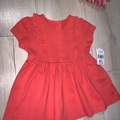 Нова сукня з біркою на 3-6місяців.100%коттон.