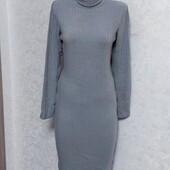 Трикотажное вязанное платье р.42/48. Новое!
