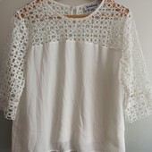 Блузка с объемным ажуром