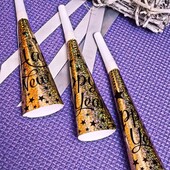 3 шт. Новогодние дудки