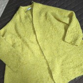 Zara, S оверсайз кардиган жовтий