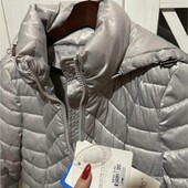 Фірмовий стильний зимовий пуховик monte cervino сірий розмір л