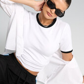 Бавовняна плотна футболка р С-М